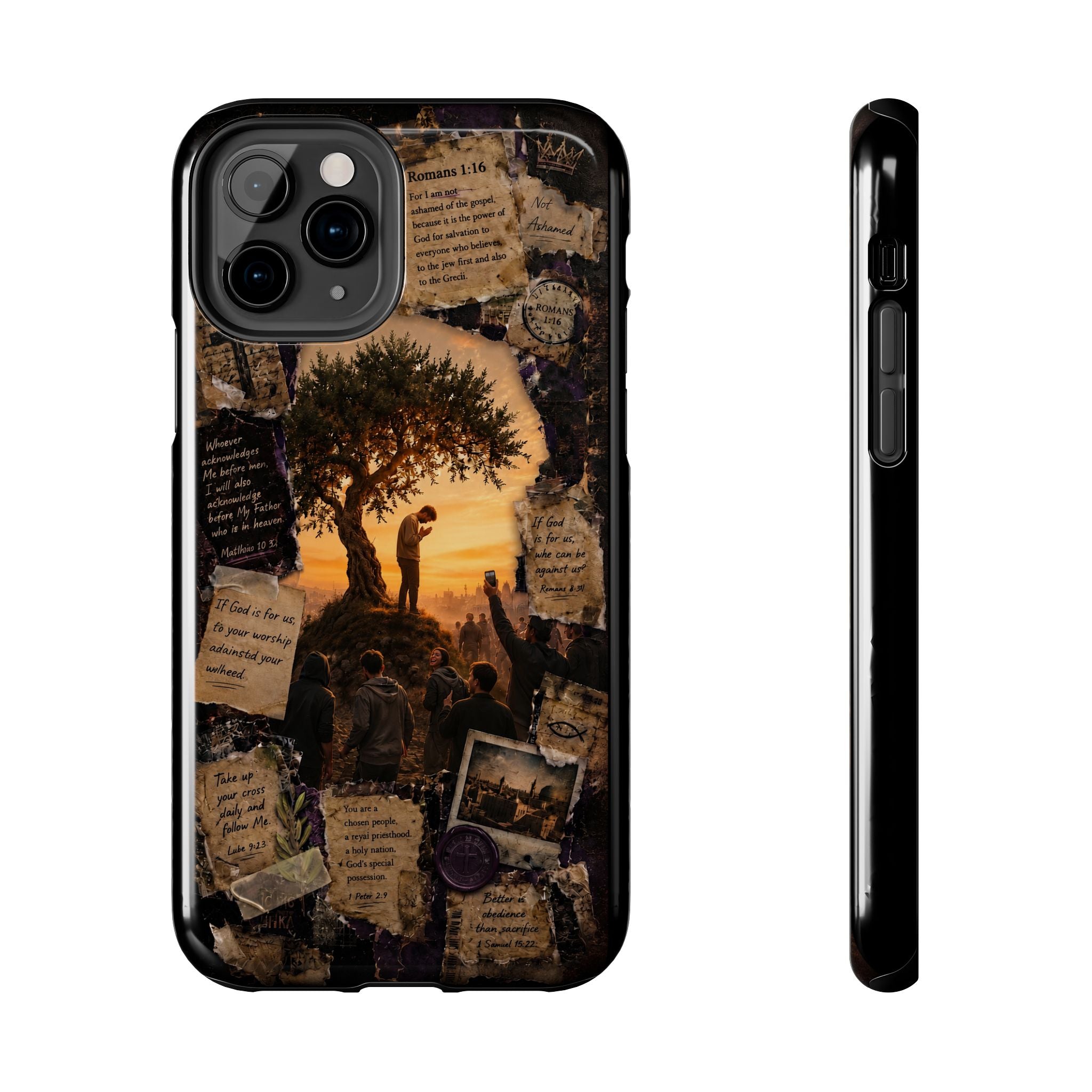 Unashamed | Romans 1:16 Christian Phone Case – Premium Gospel Art Tough Case