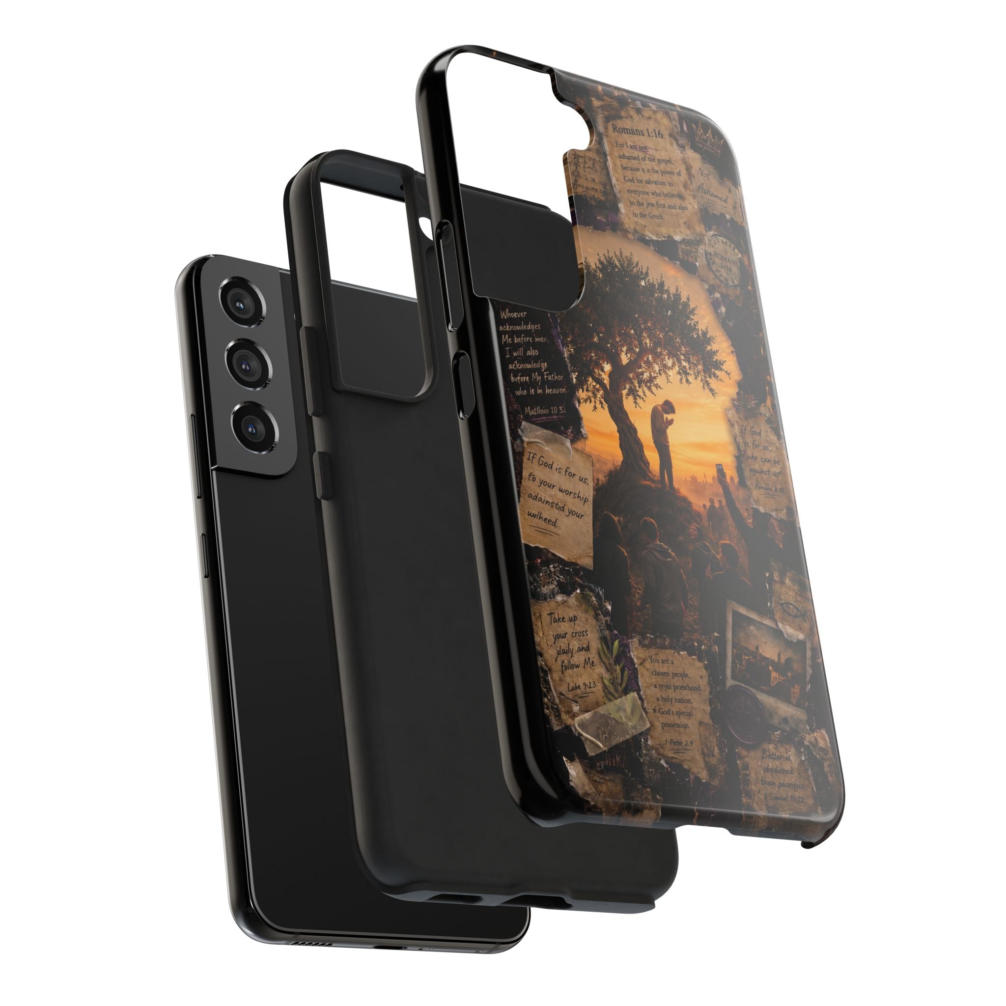 Unashamed | Romans 1:16 Christian Phone Case – Premium Gospel Art Tough Case