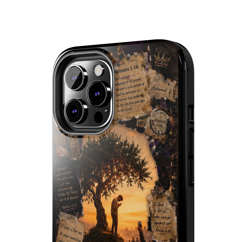 Unashamed | Romans 1:16 Christian Phone Case – Premium Gospel Art Tough Case