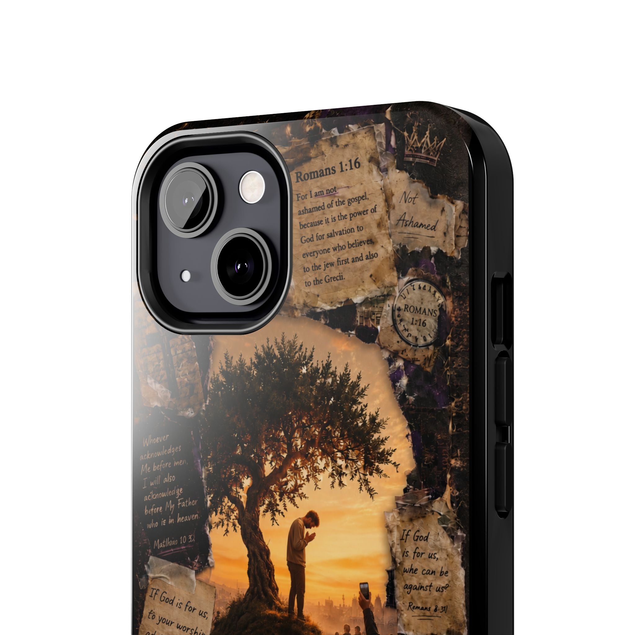 Unashamed | Romans 1:16 Christian Phone Case – Premium Gospel Art Tough Case