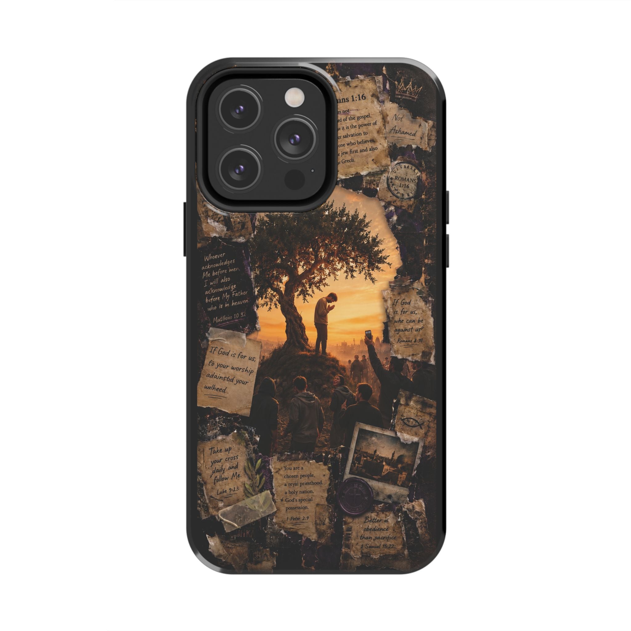 Unashamed | Romans 1:16 Christian Phone Case – Premium Gospel Art Tough Case