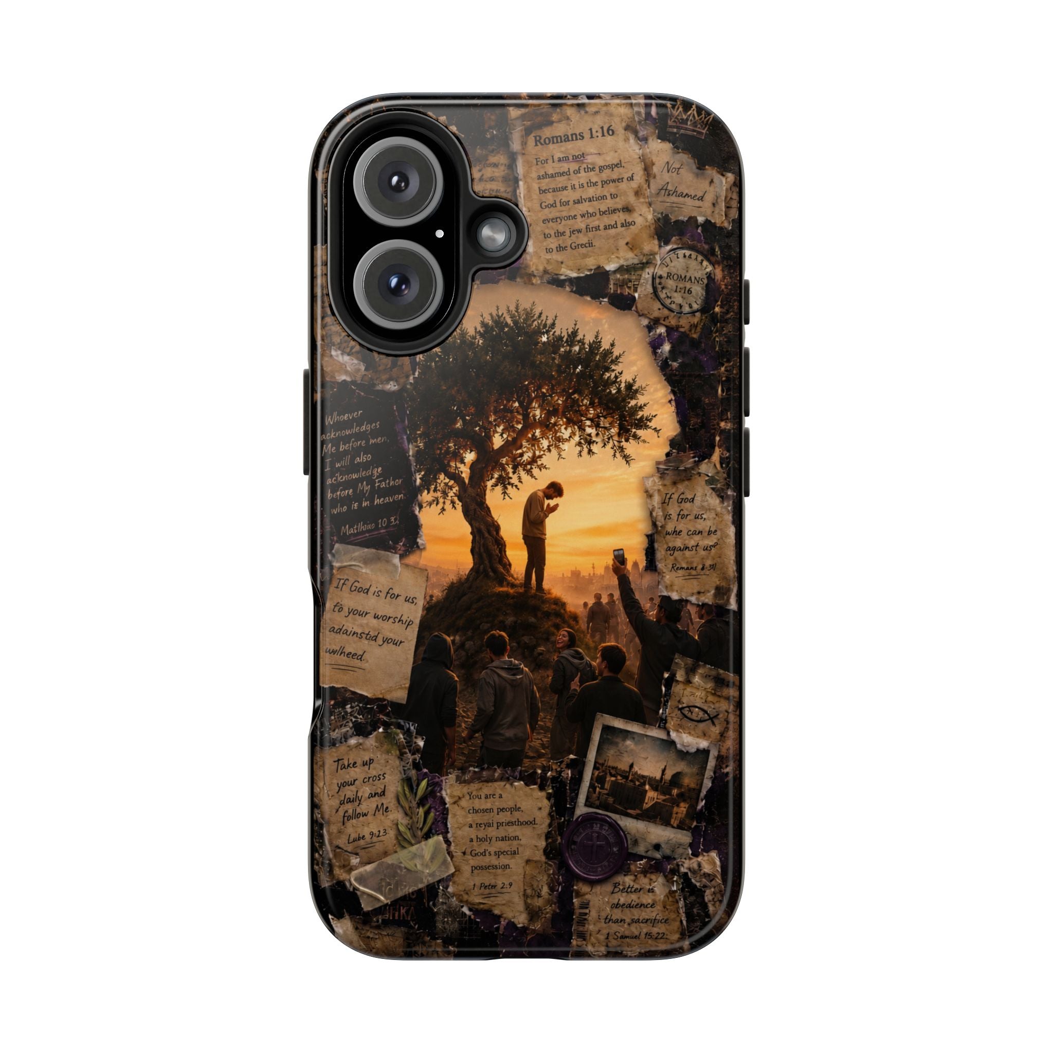 Unashamed | Romans 1:16 Christian Phone Case – Premium Gospel Art Tough Case