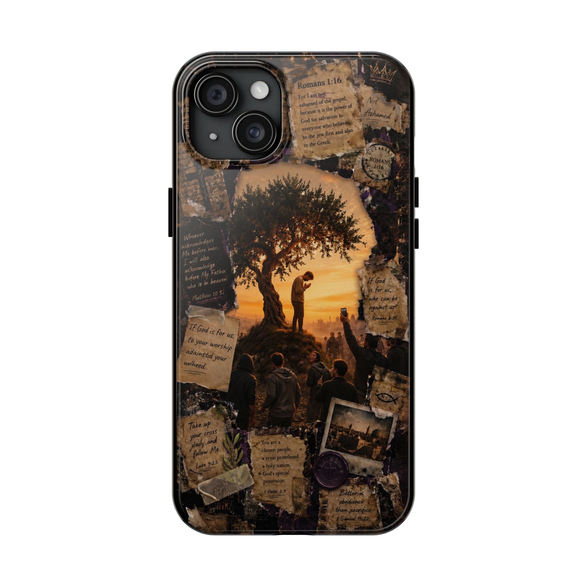 Unashamed | Romans 1:16 Christian Phone Case – Premium Gospel Art Tough Case