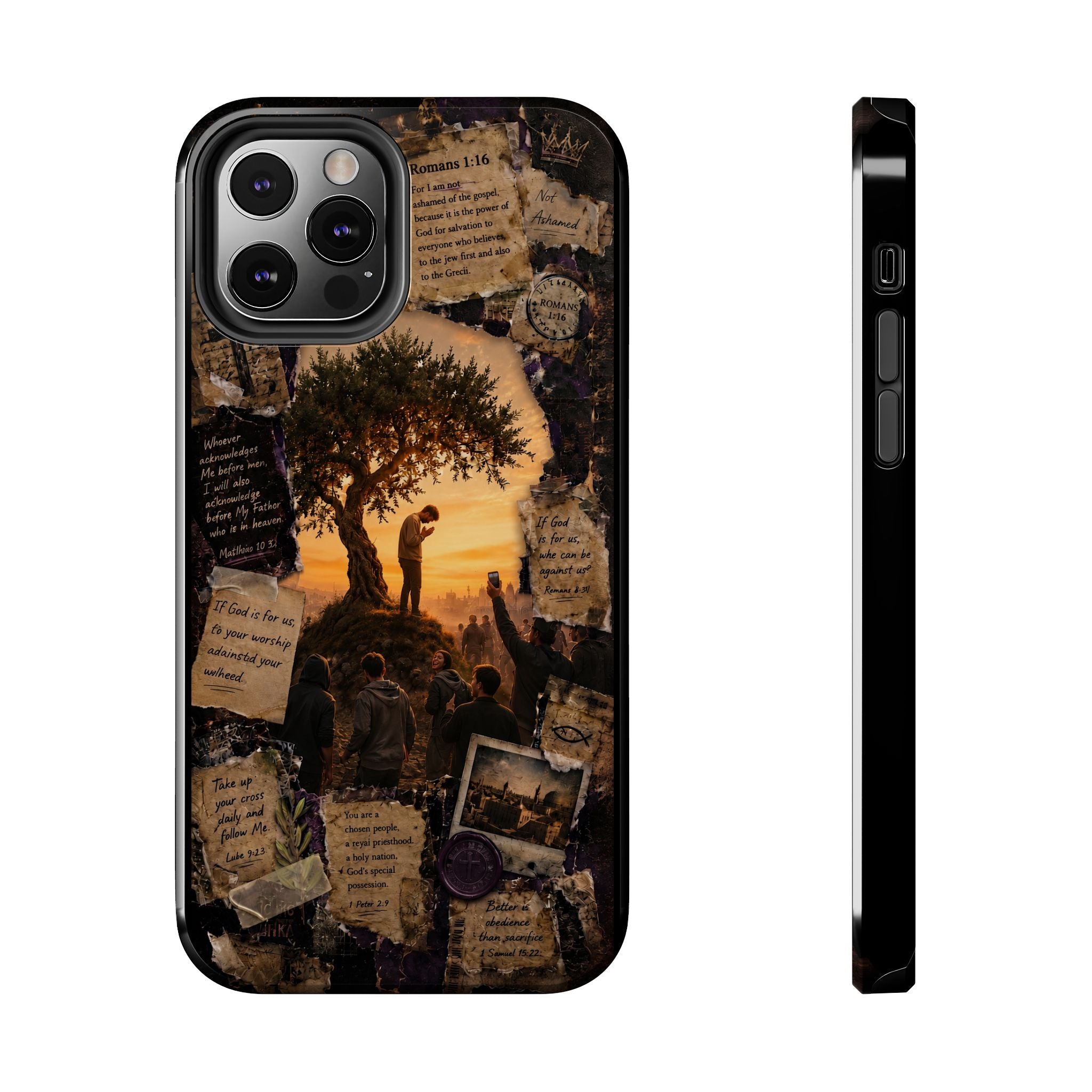 Unashamed | Romans 1:16 Christian Phone Case – Premium Gospel Art Tough Case