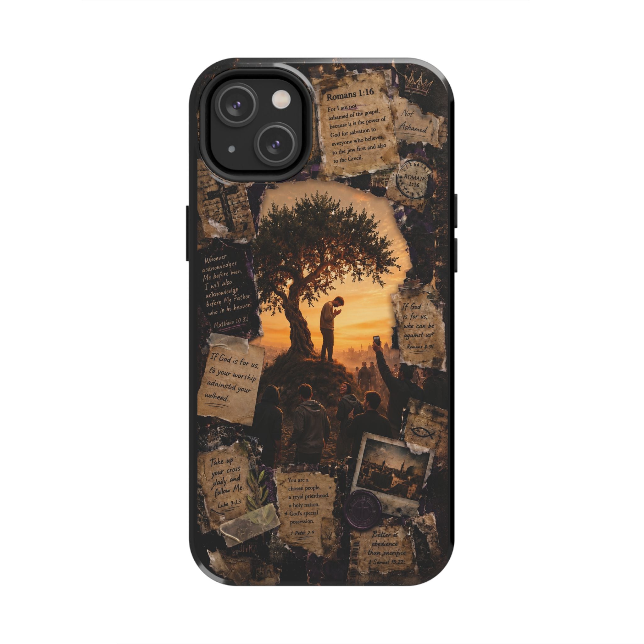 Unashamed | Romans 1:16 Christian Phone Case – Premium Gospel Art Tough Case