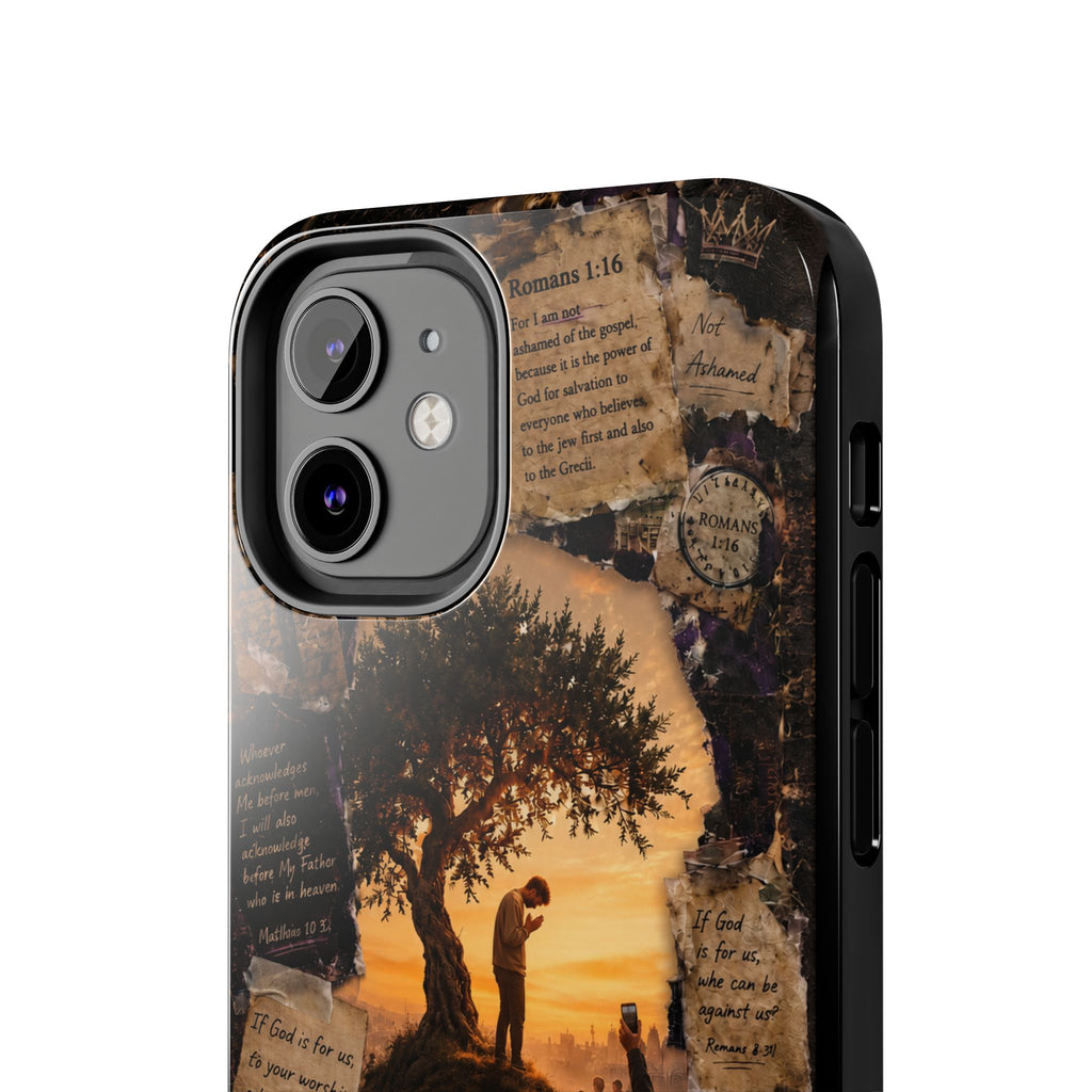 Unashamed | Romans 1:16 Christian Phone Case – Premium Gospel Art Tough Case