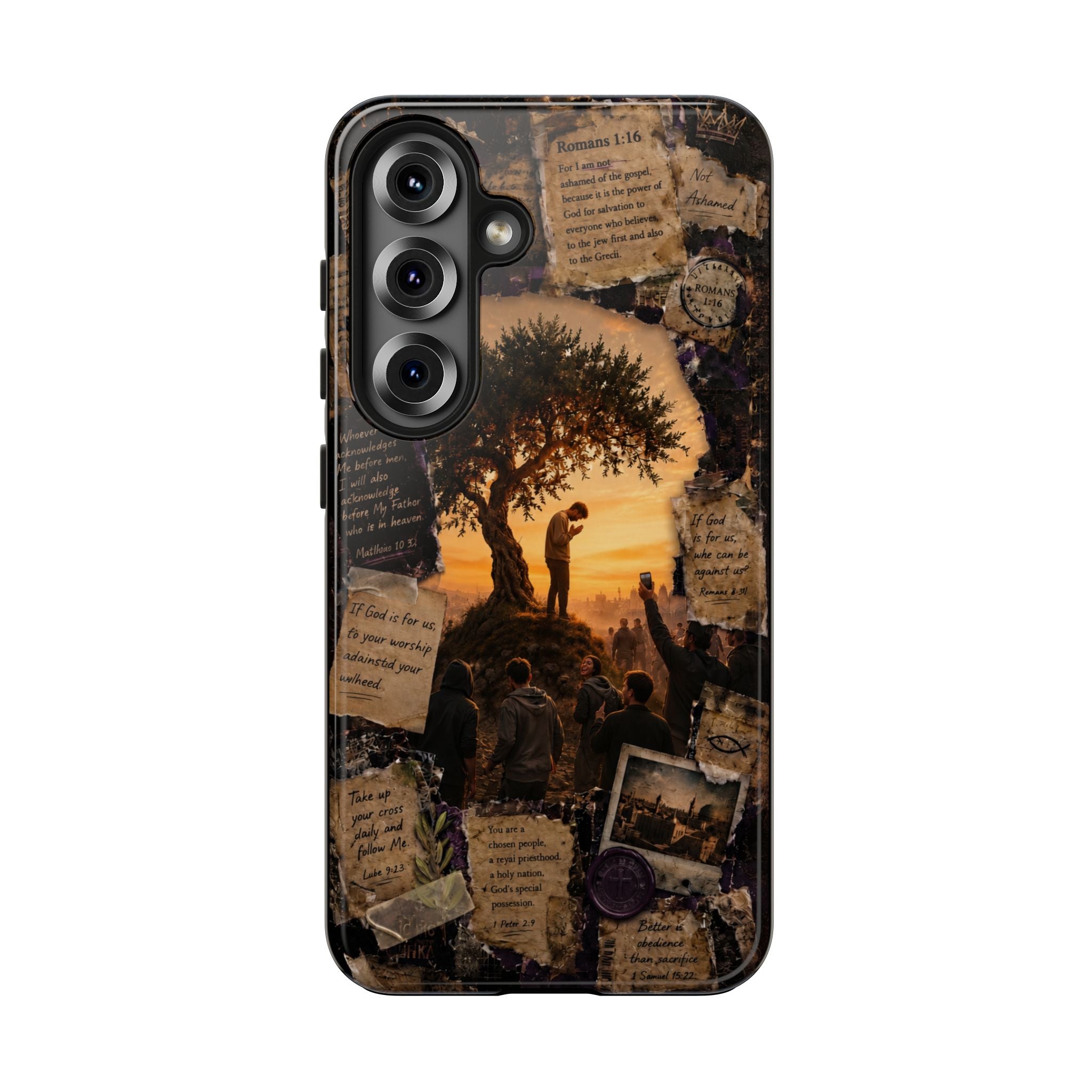 Unashamed | Romans 1:16 Christian Phone Case – Premium Gospel Art Tough Case