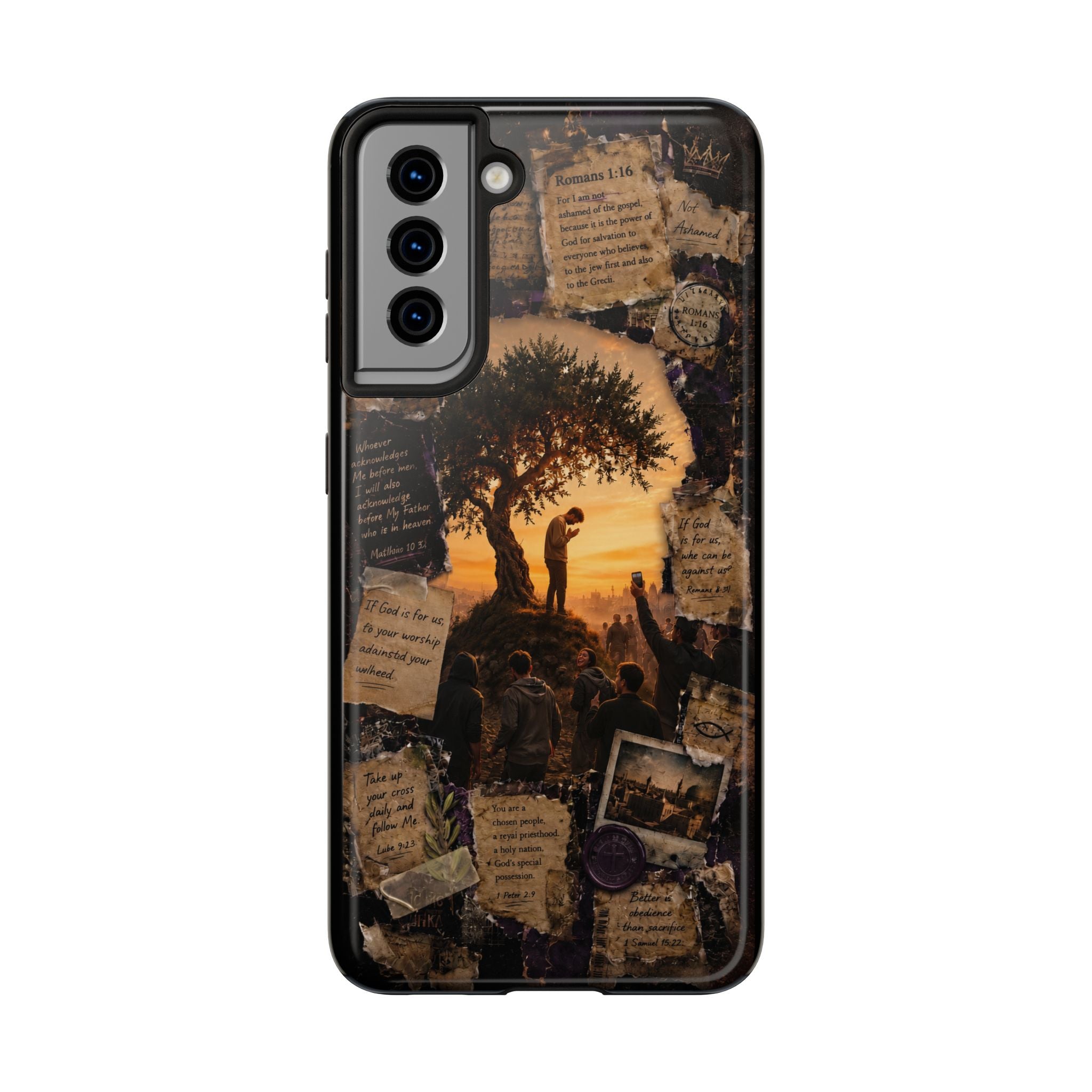 Unashamed | Romans 1:16 Christian Phone Case – Premium Gospel Art Tough Case