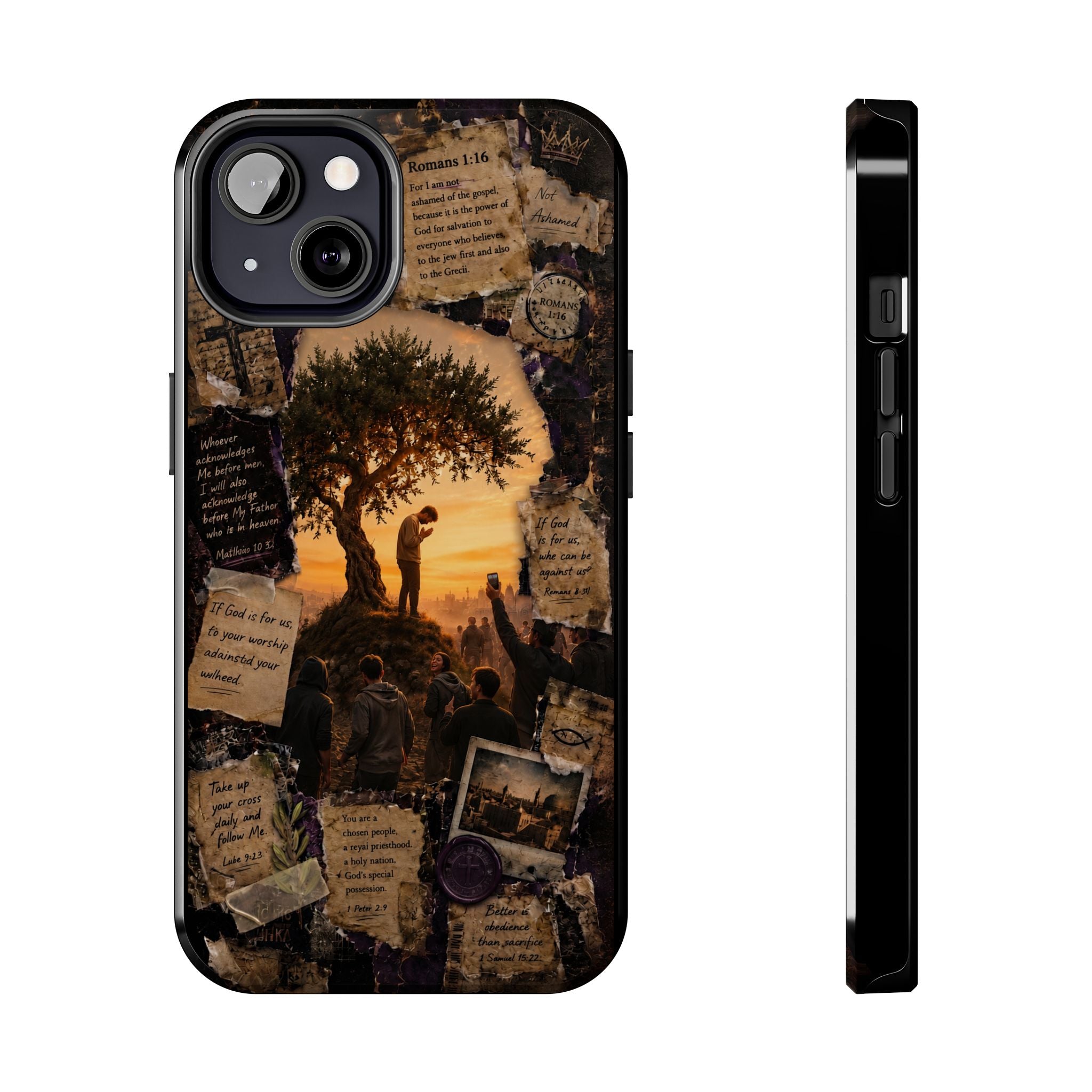 Unashamed | Romans 1:16 Christian Phone Case – Premium Gospel Art Tough Case