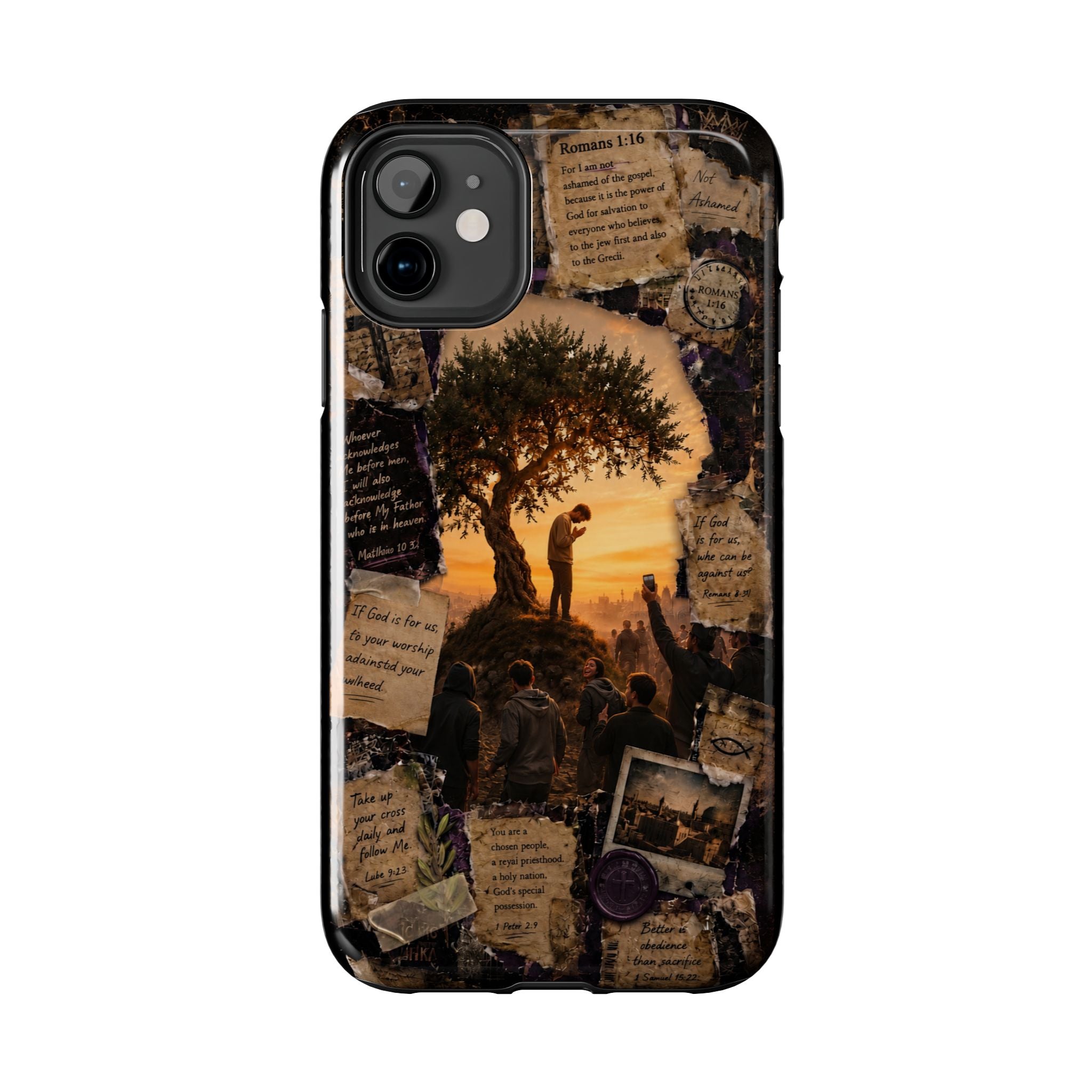 Unashamed | Romans 1:16 Christian Phone Case – Premium Gospel Art Tough Case