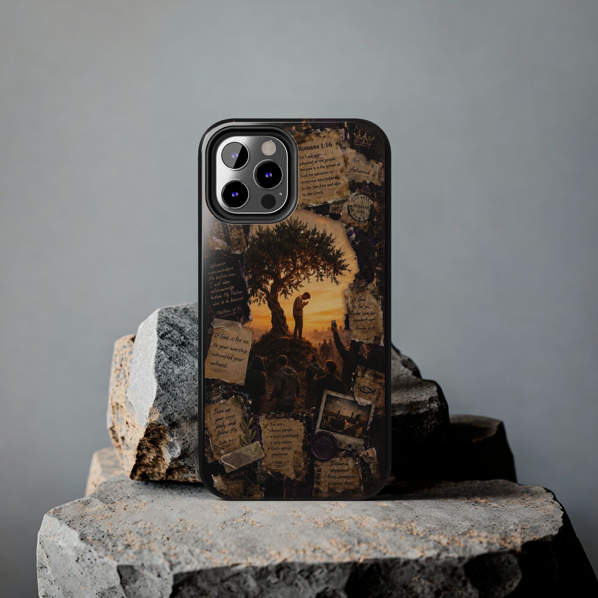 Unashamed | Romans 1:16 Christian Phone Case – Premium Gospel Art Tough Case