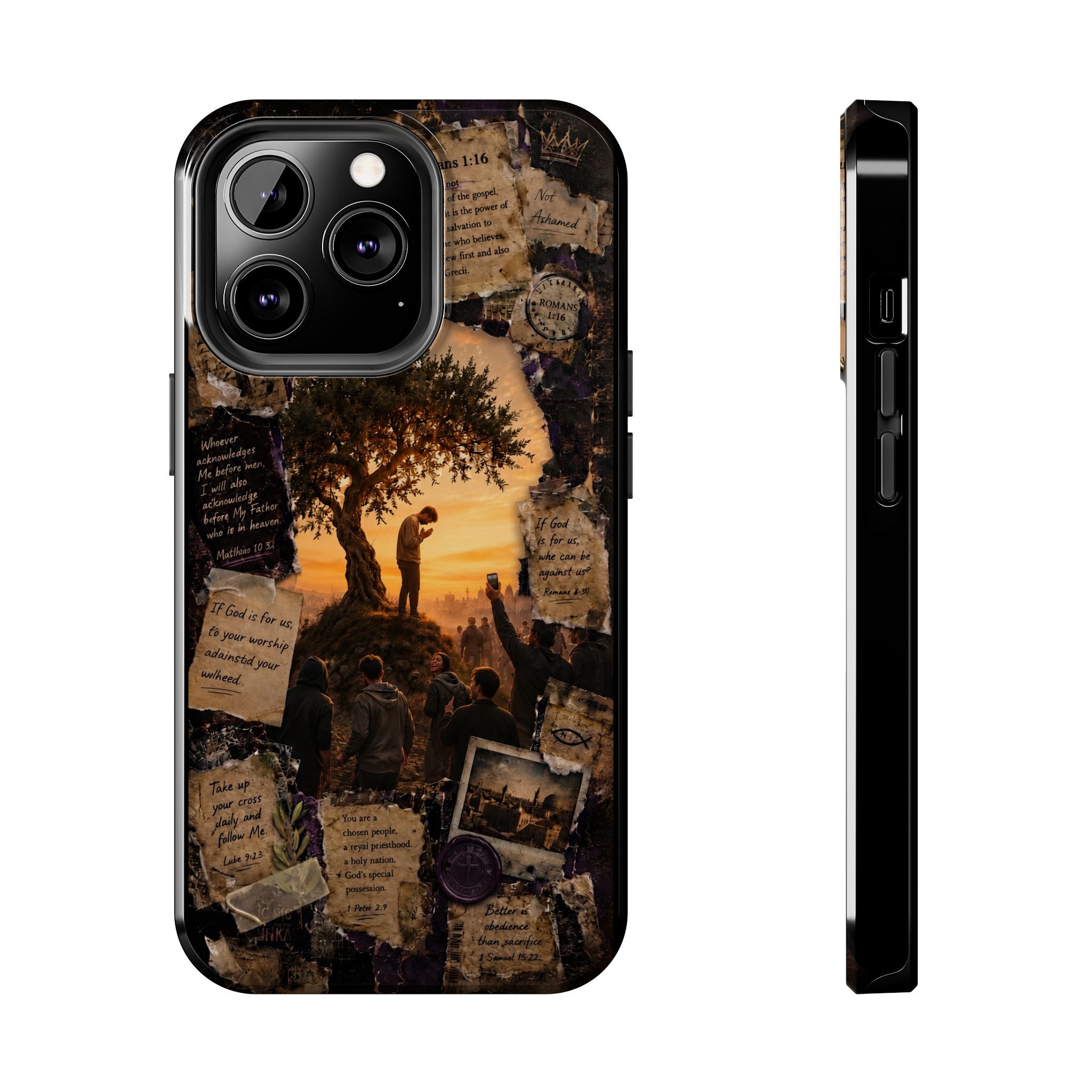 Unashamed | Romans 1:16 Christian Phone Case – Premium Gospel Art Tough Case