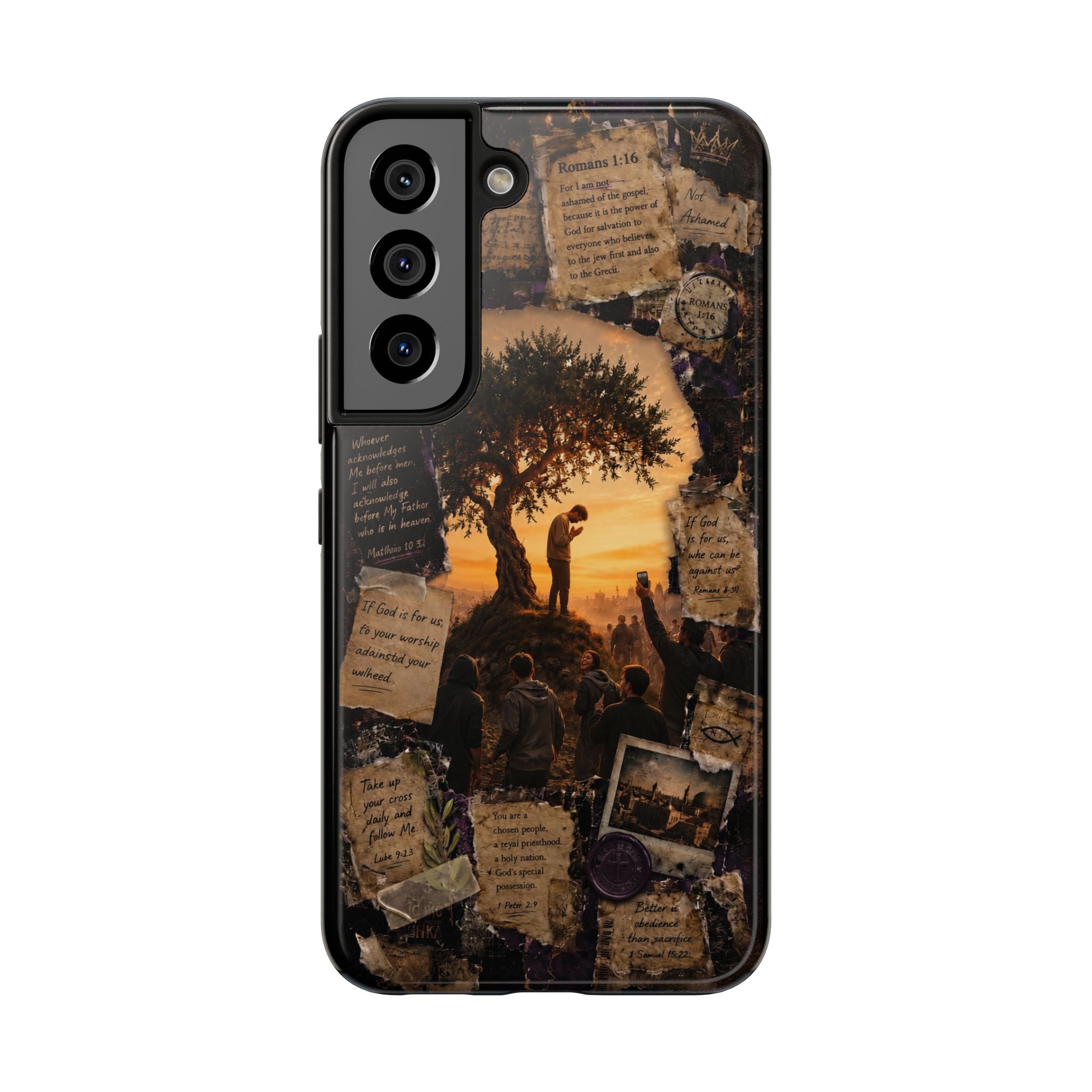 Unashamed | Romans 1:16 Christian Phone Case – Premium Gospel Art Tough Case