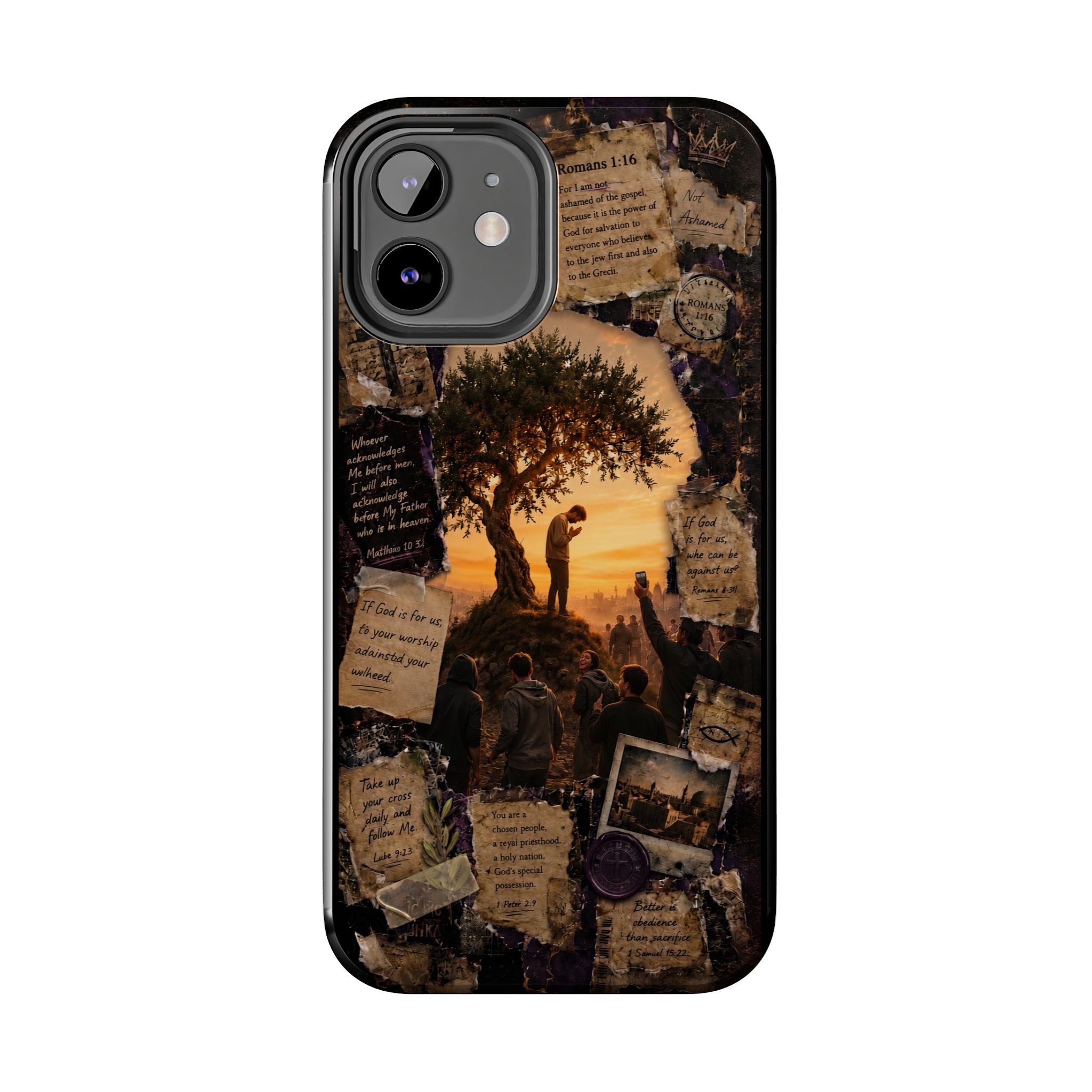 Unashamed | Romans 1:16 Christian Phone Case – Premium Gospel Art Tough Case