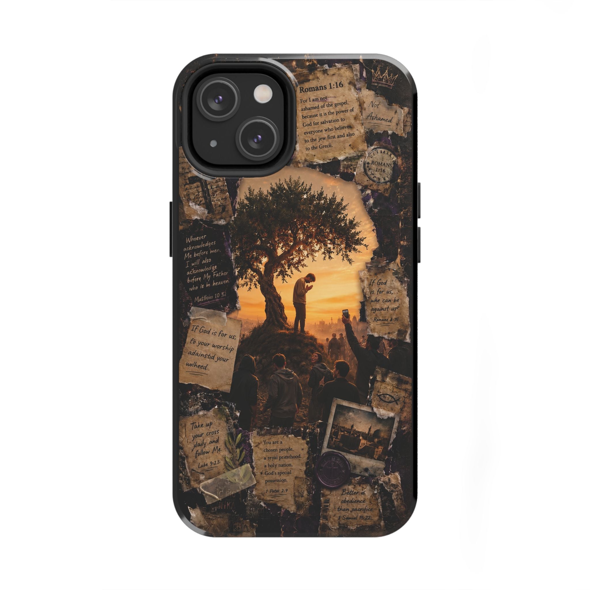 Unashamed | Romans 1:16 Christian Phone Case – Premium Gospel Art Tough Case