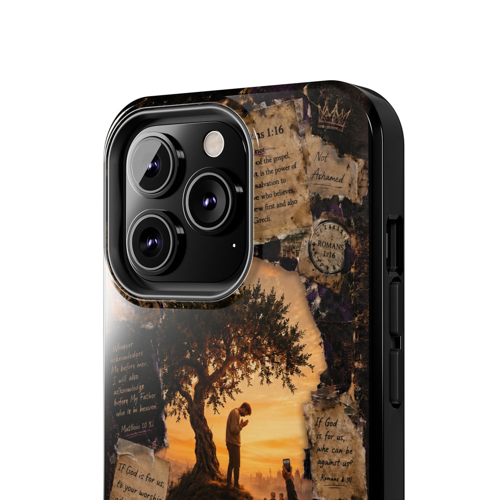 Unashamed | Romans 1:16 Christian Phone Case – Premium Gospel Art Tough Case