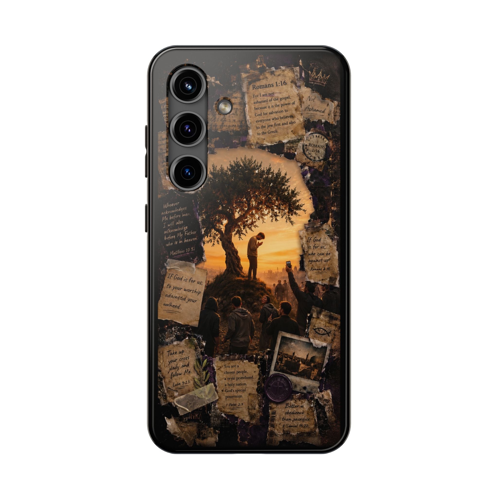 Unashamed | Romans 1:16 Christian Phone Case – Premium Gospel Art Tough Case