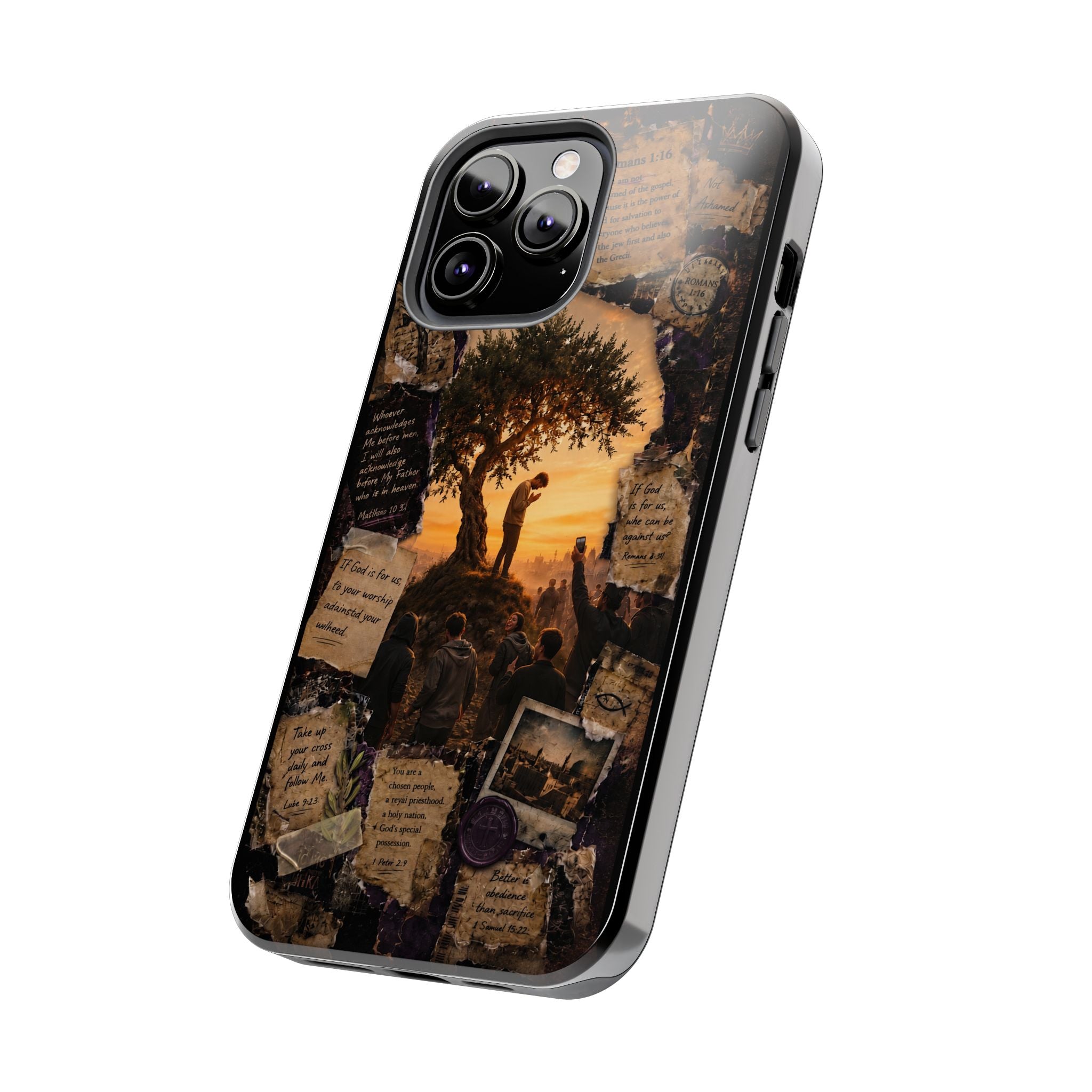 Unashamed | Romans 1:16 Christian Phone Case – Premium Gospel Art Tough Case