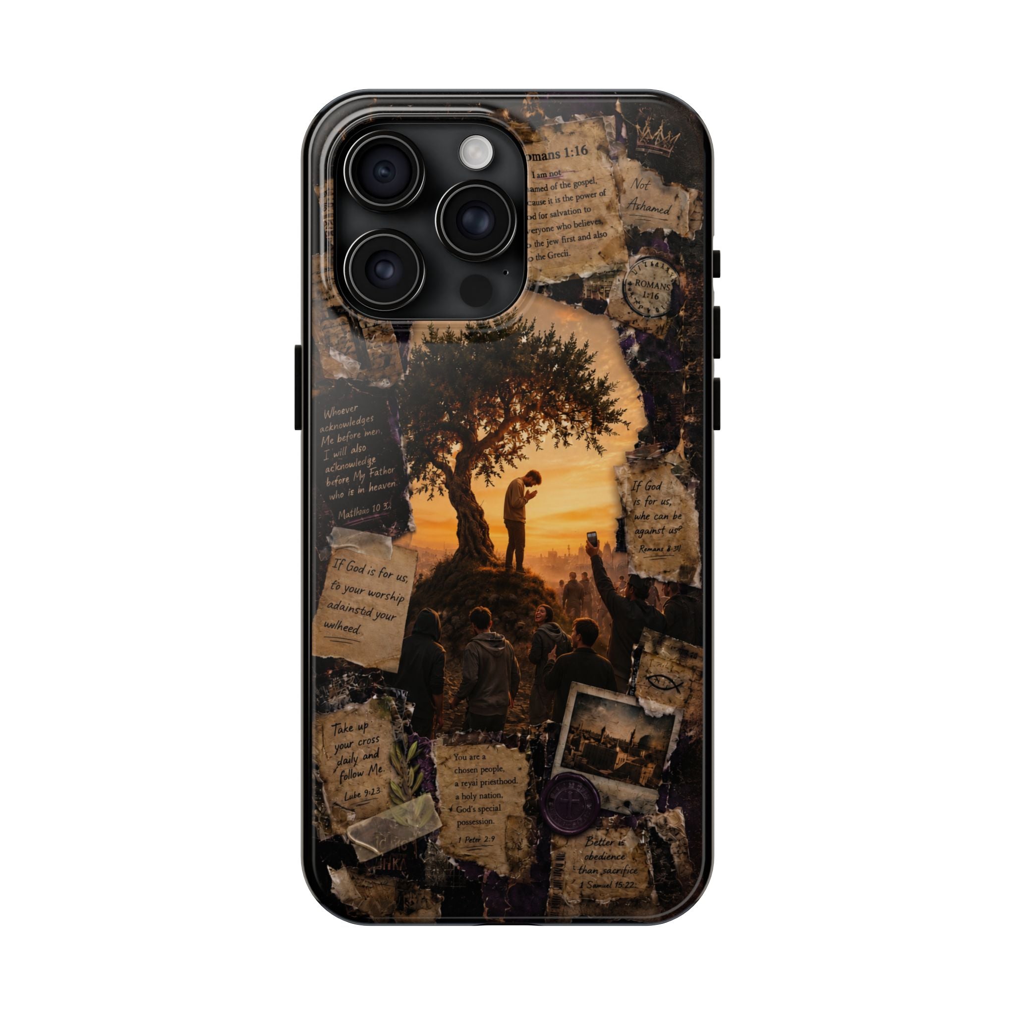 Unashamed | Romans 1:16 Christian Phone Case – Premium Gospel Art Tough Case
