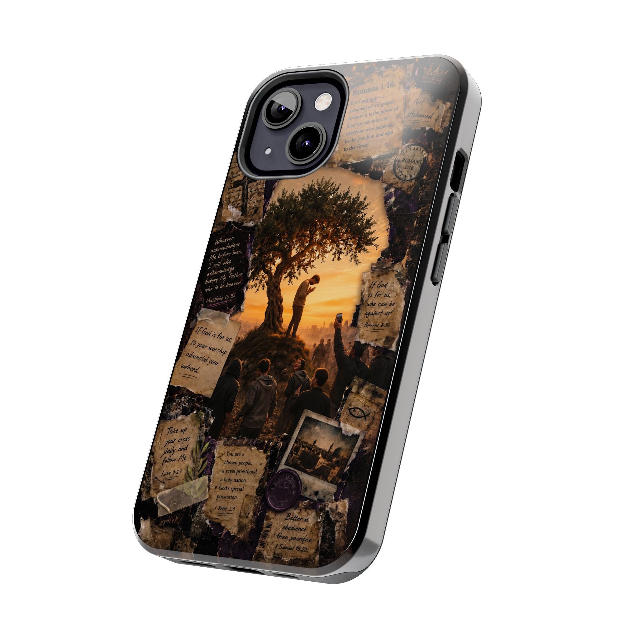 Unashamed | Romans 1:16 Christian Phone Case – Premium Gospel Art Tough Case