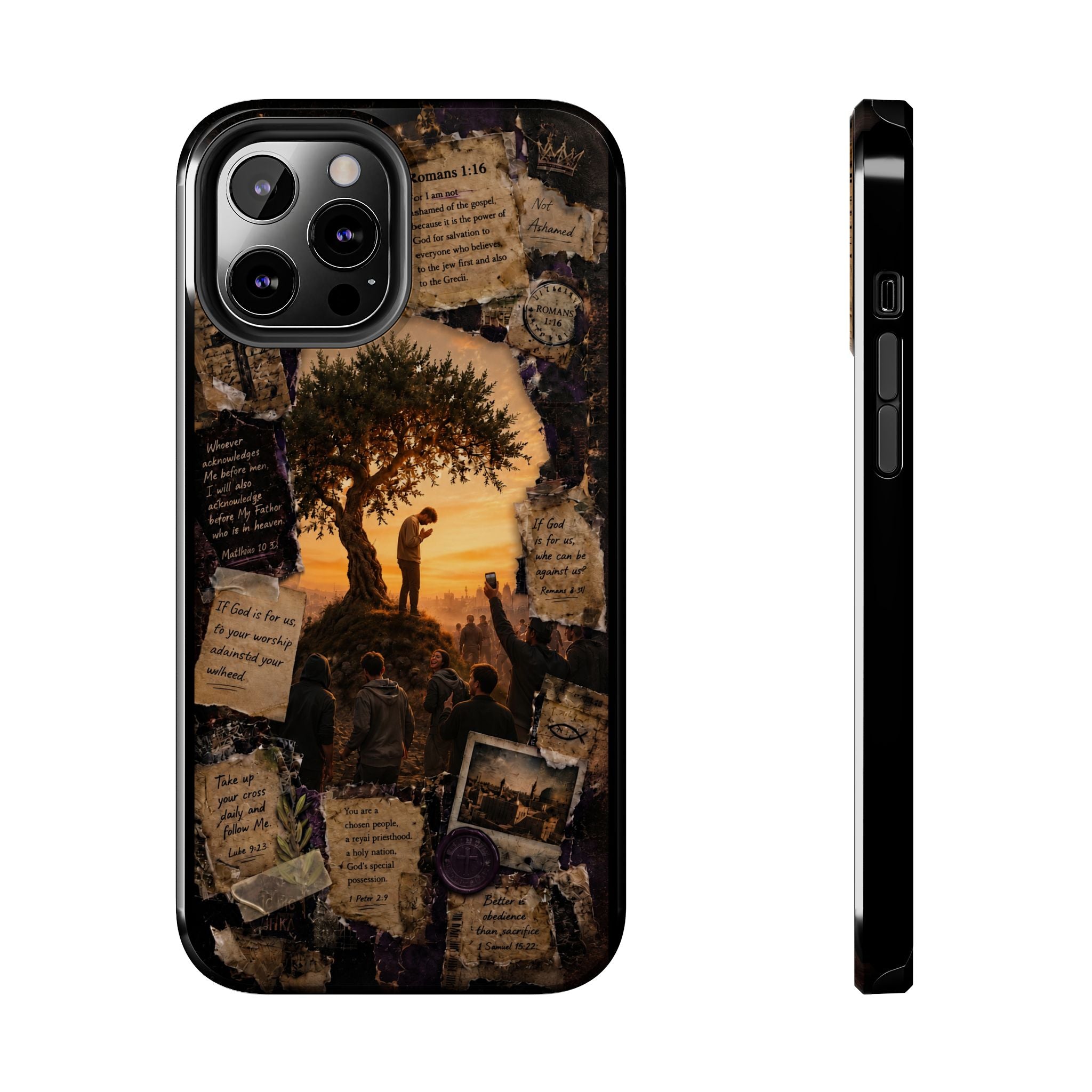 Unashamed | Romans 1:16 Christian Phone Case – Premium Gospel Art Tough Case