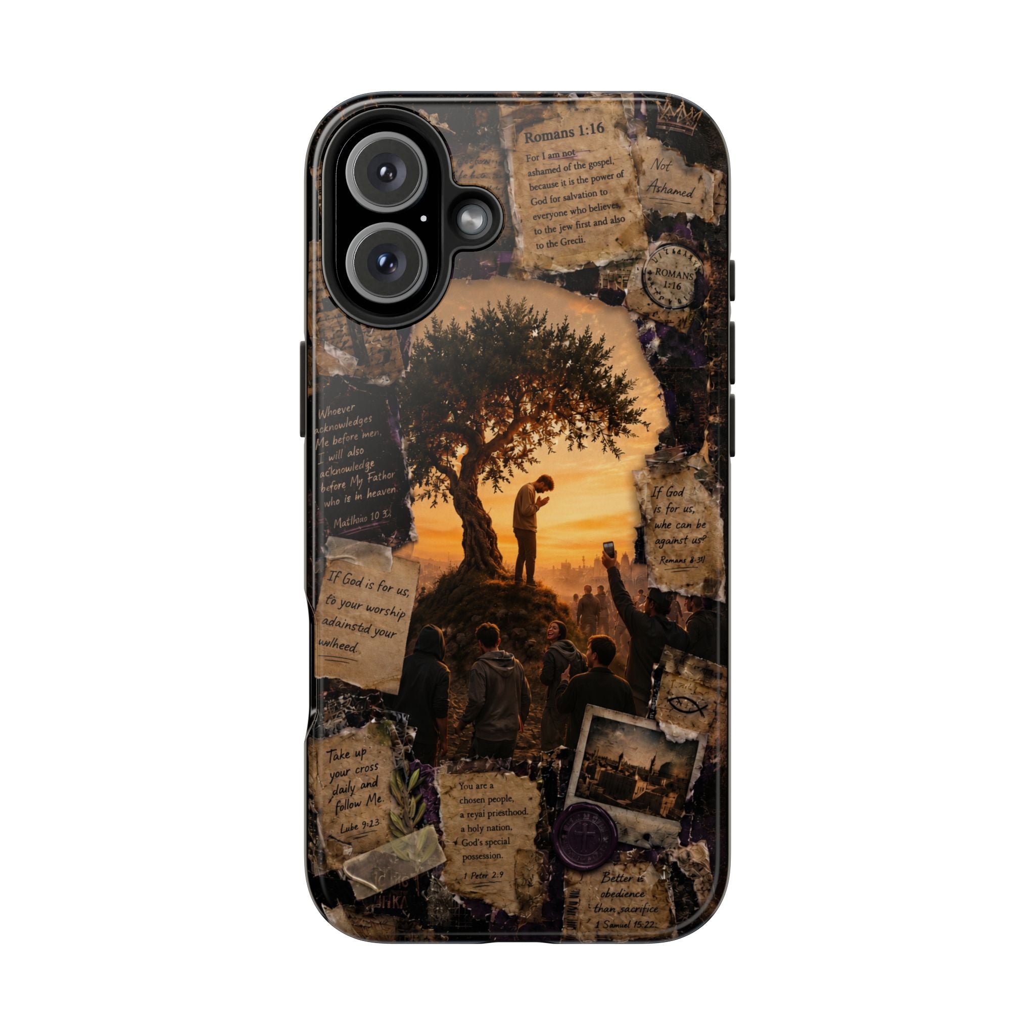 Unashamed | Romans 1:16 Christian Phone Case – Premium Gospel Art Tough Case