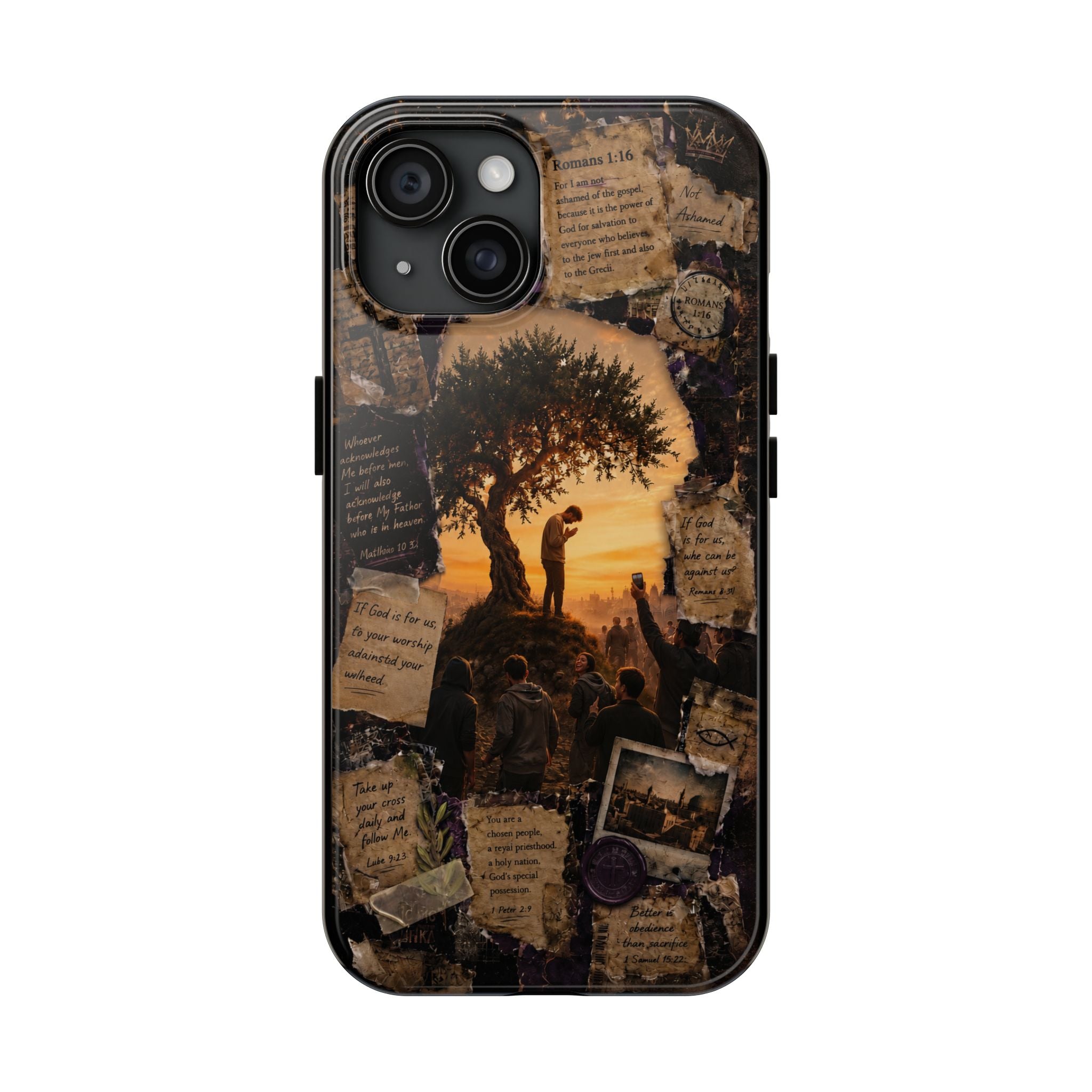 Unashamed | Romans 1:16 Christian Phone Case – Premium Gospel Art Tough Case