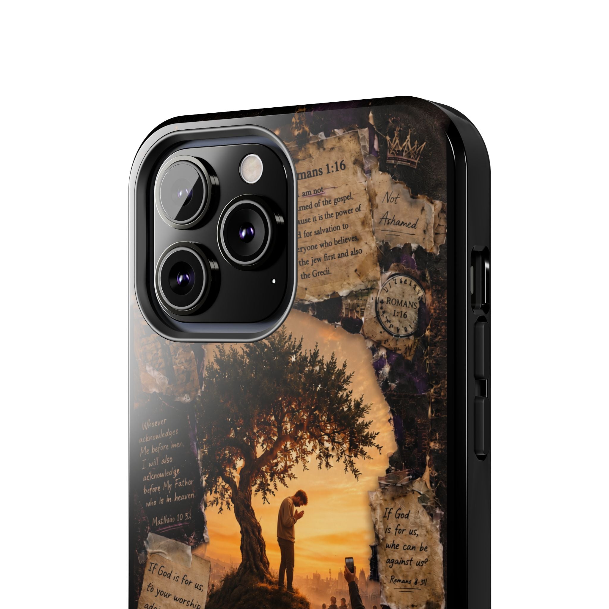 Unashamed | Romans 1:16 Christian Phone Case – Premium Gospel Art Tough Case