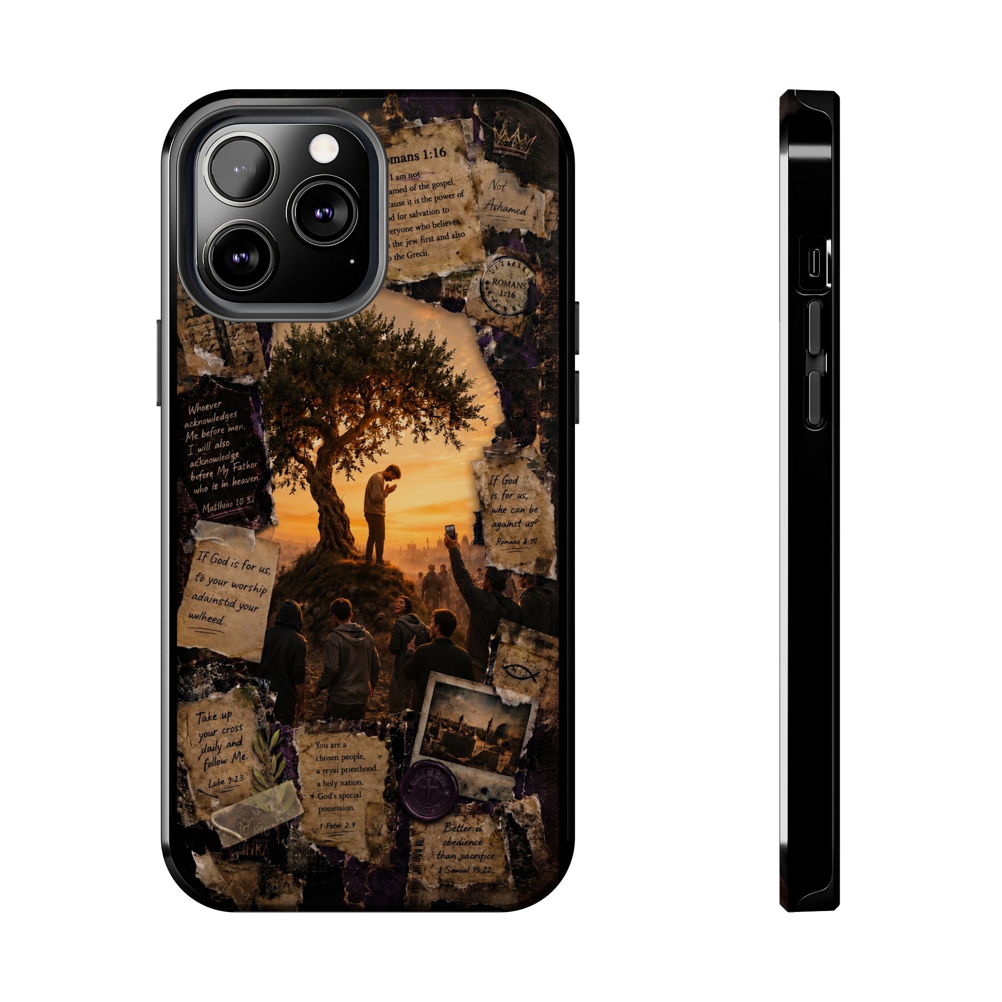 Unashamed | Romans 1:16 Christian Phone Case – Premium Gospel Art Tough Case