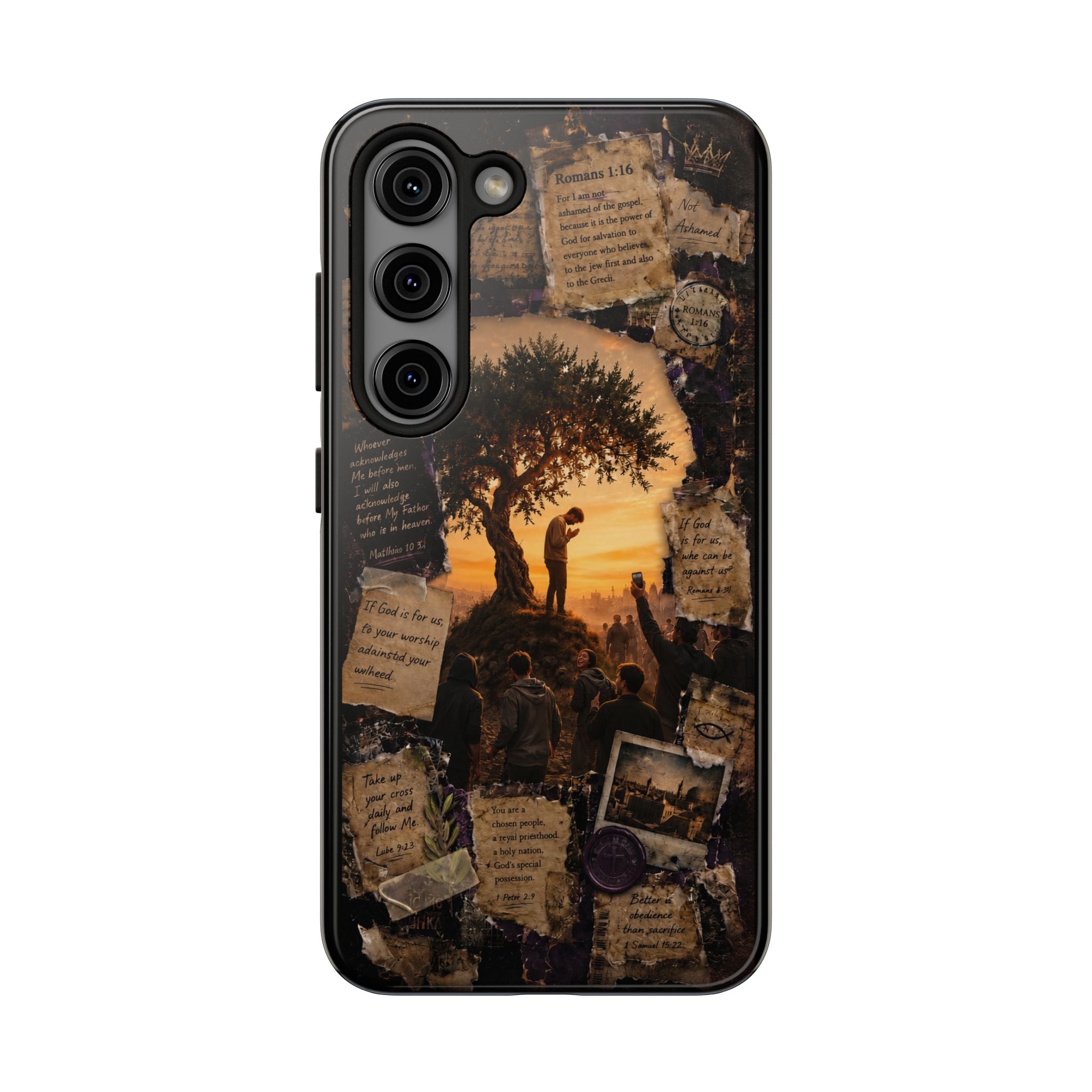 Unashamed | Romans 1:16 Christian Phone Case – Premium Gospel Art Tough Case