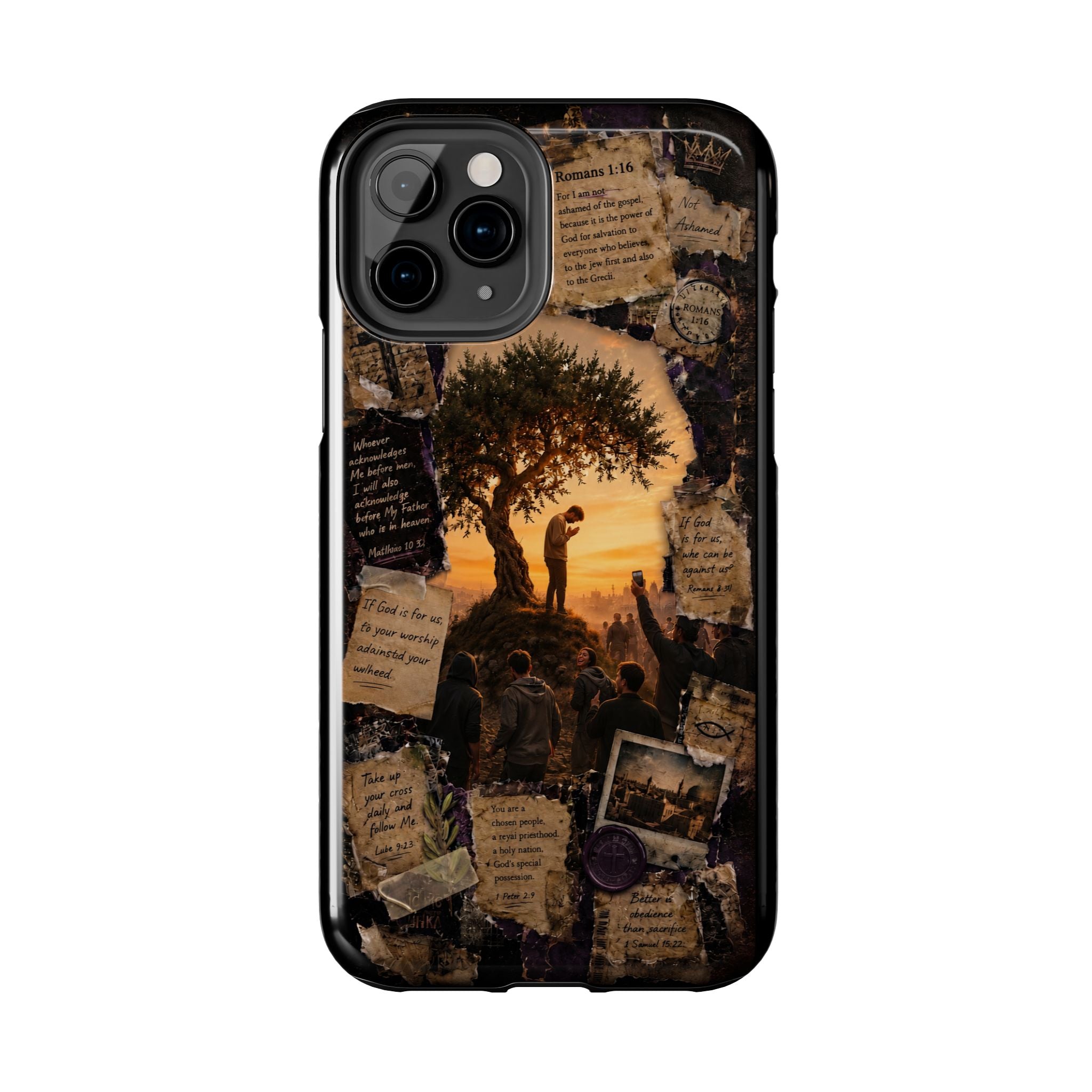 Unashamed | Romans 1:16 Christian Phone Case – Premium Gospel Art Tough Case