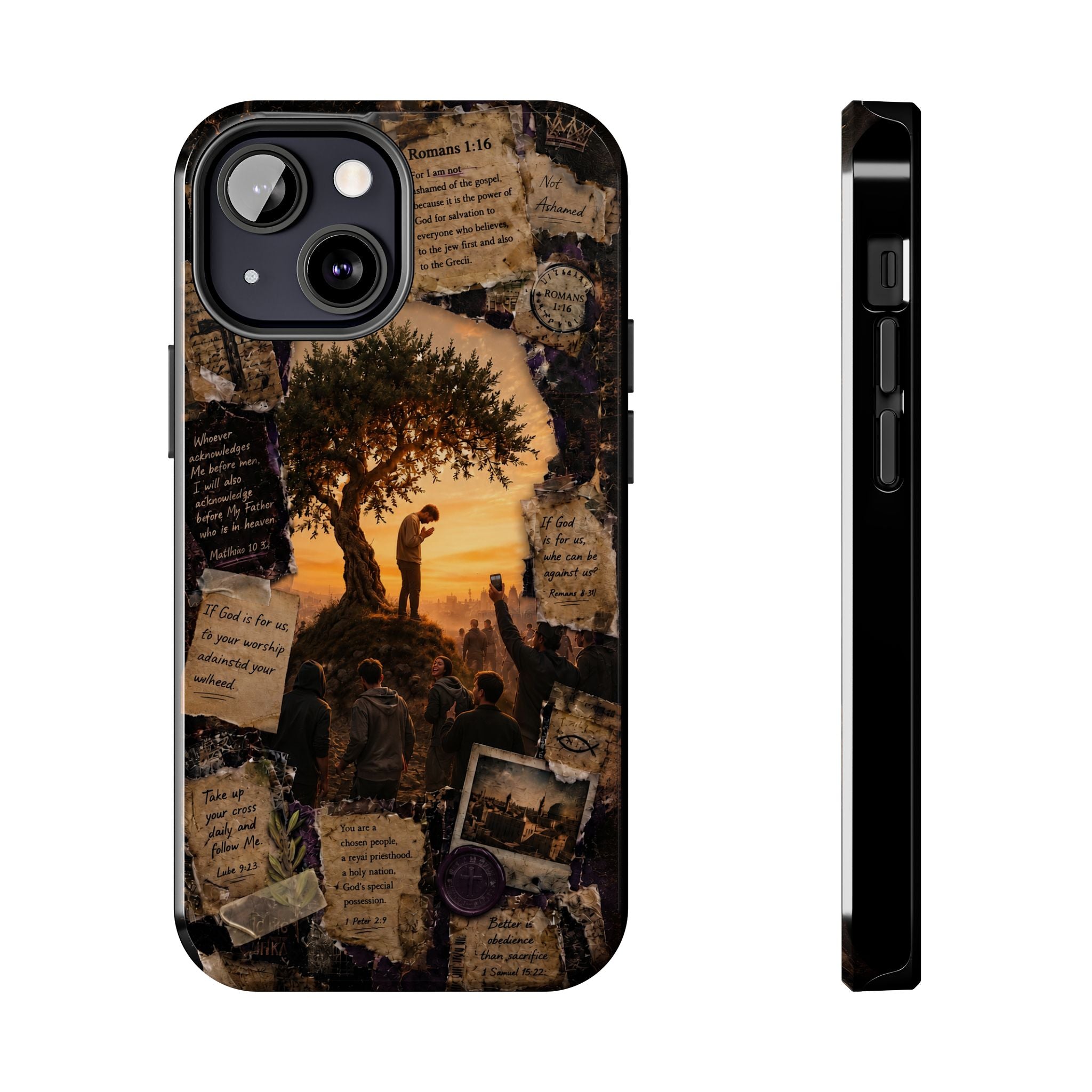 Unashamed | Romans 1:16 Christian Phone Case – Premium Gospel Art Tough Case