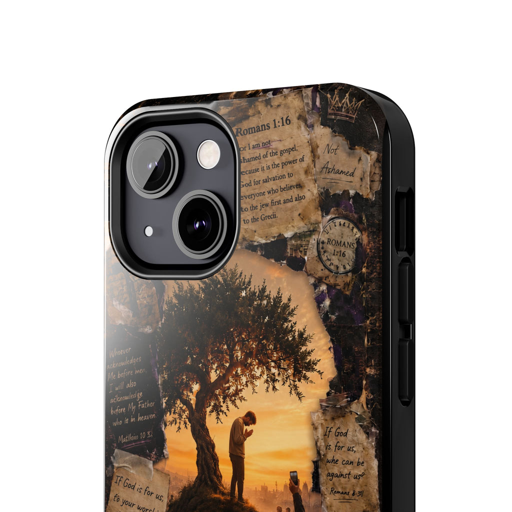 Unashamed | Romans 1:16 Christian Phone Case – Premium Gospel Art Tough Case