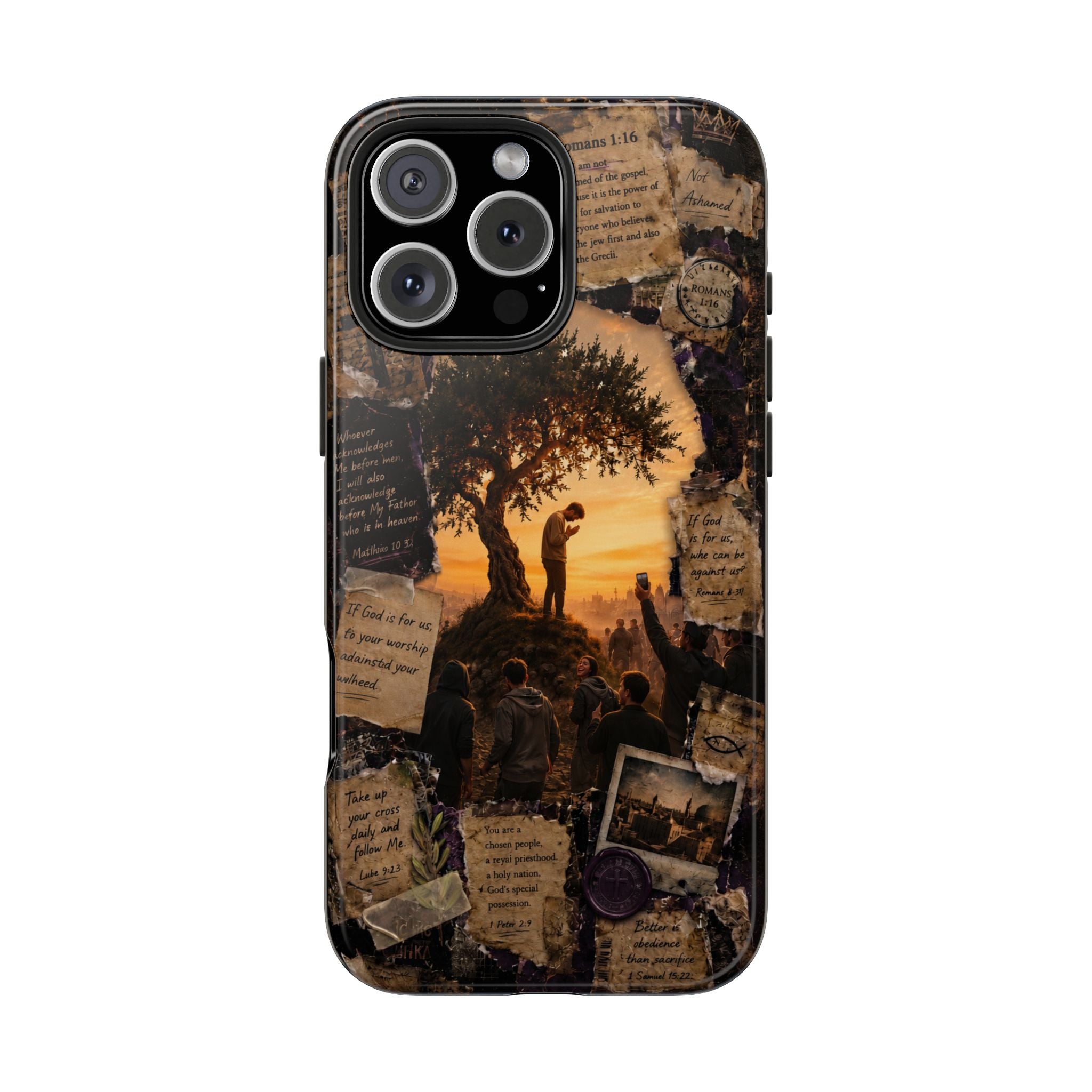 Unashamed | Romans 1:16 Christian Phone Case – Premium Gospel Art Tough Case