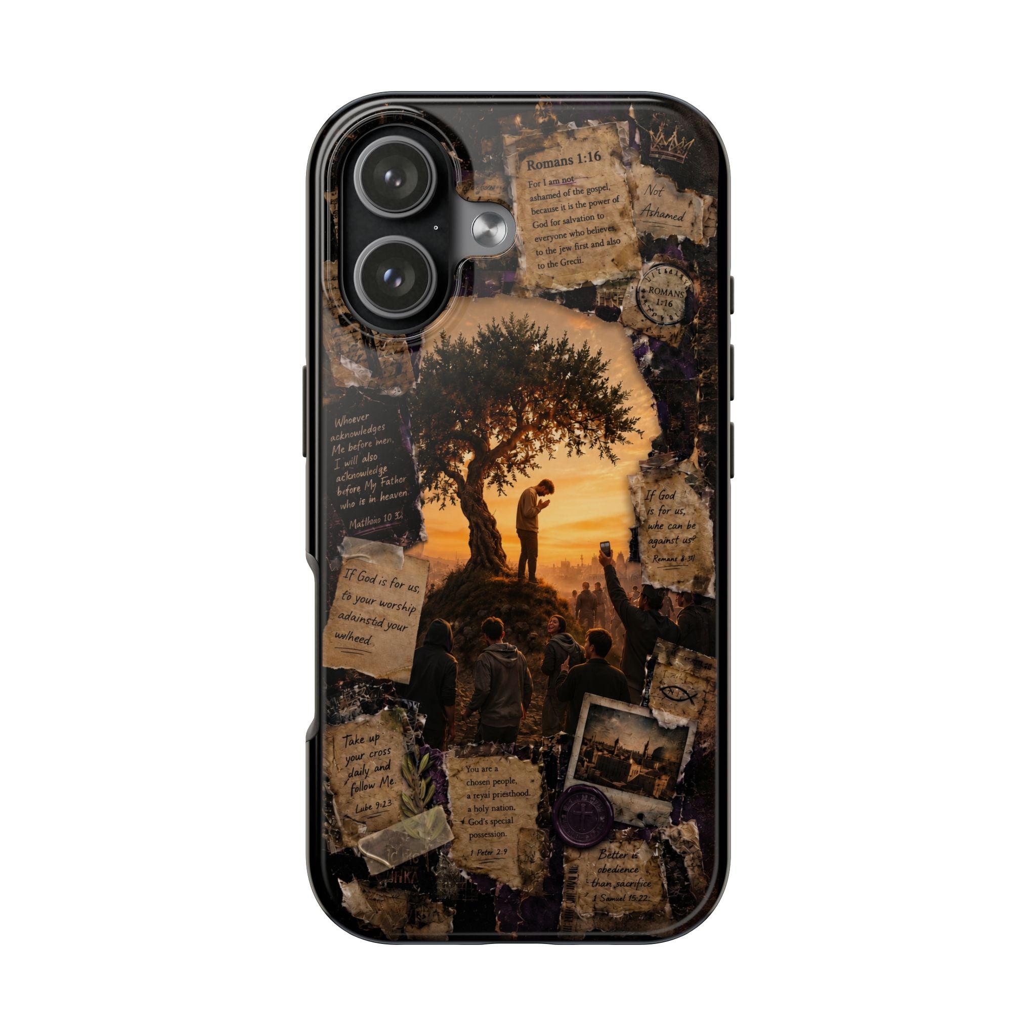 Unashamed | Romans 1:16 Christian Phone Case – Premium Gospel Art Tough Case